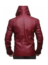 Roy Harper Red Arrow Hooded Leather Costume Jacket